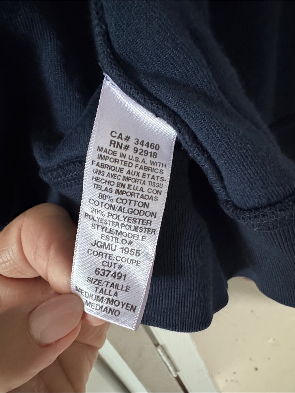 Juicy Couture Navy Hoodie with Pink Label - Picture 2 of 5